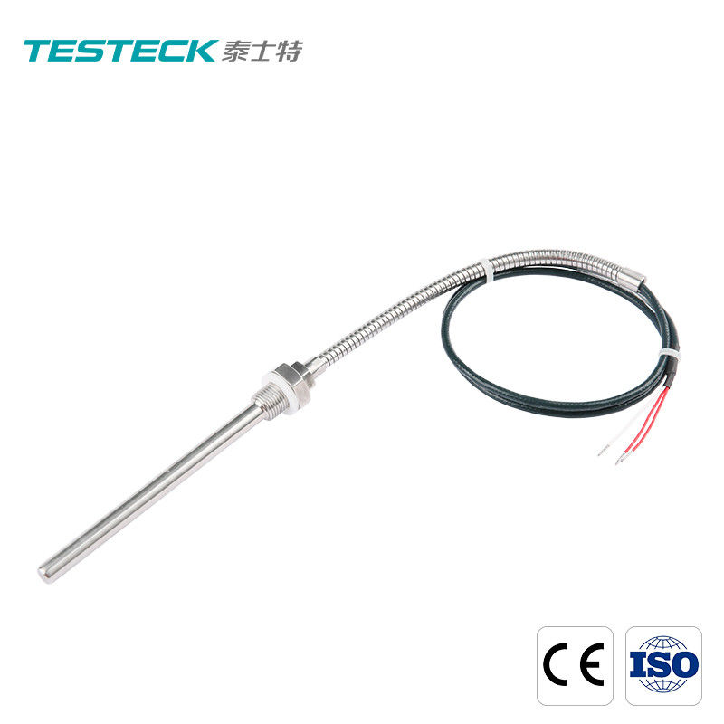 Van de het Metaalsonde SUS321 van ISO PT100 IP54 de Flexibl Ingepaste Sensor van de de Thermistortemperatuur